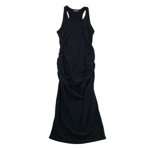michael stars ruched racerback dress Michael Stars Scoop Neck Racerback Dress in Emerald